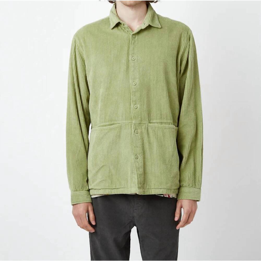 NEW KESTIN men's armadale overshirt in pistachio